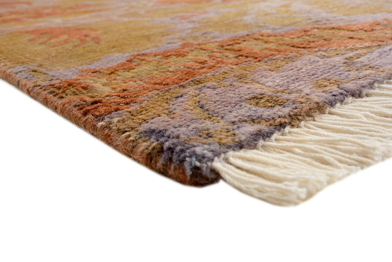 Tapis design - 184 x 119 cm - rouille