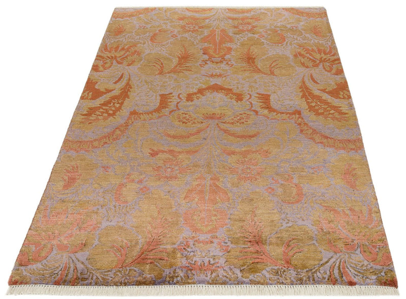 Tapis design - 184 x 119 cm - rouille