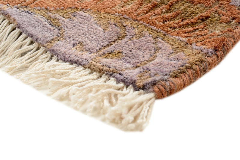 Tapis design - 184 x 119 cm - rouille