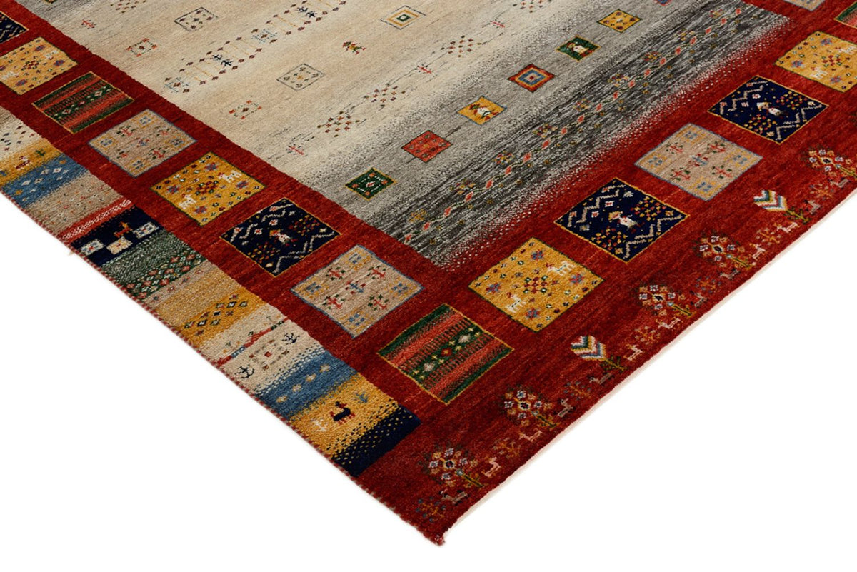 Tapis Gabbeh - Loribaft Indus - 204 x 150 cm - multicolore