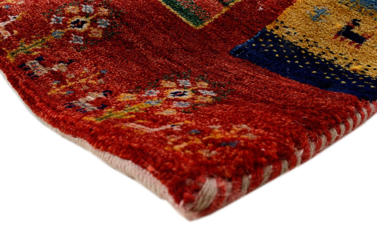 Tapis Gabbeh - Loribaft Indus - 204 x 150 cm - multicolore