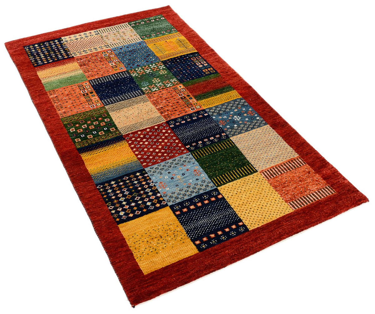 Tapis Gabbeh - Loribaft Indus - 162 x 91 cm - multicolore