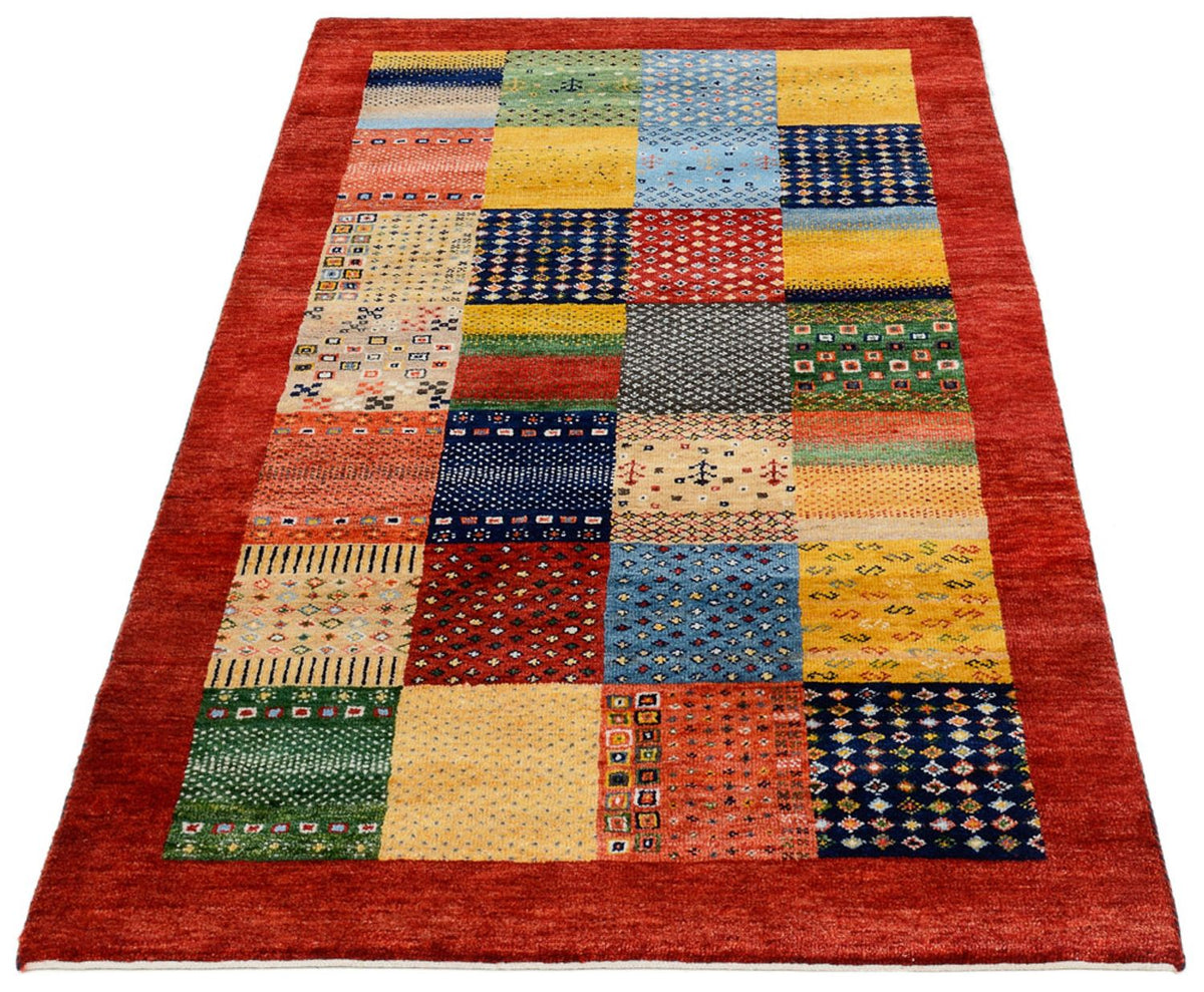 Tapis Gabbeh - Loribaft Indus - 163 x 96 cm - multicolore