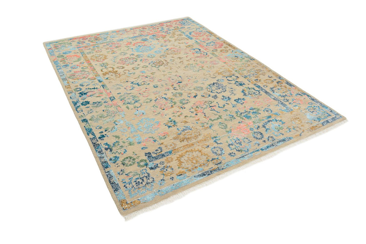 Tapis design - 234 x 175 cm - beige foncé