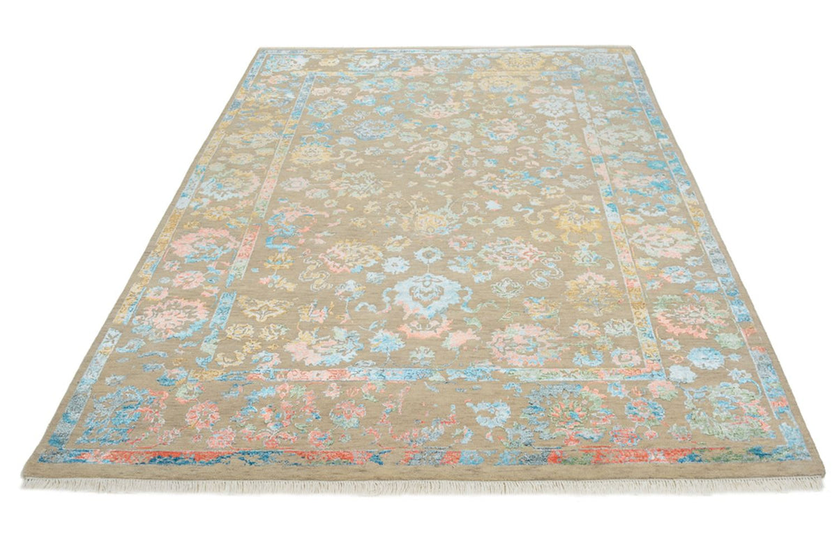 Tapis design - 234 x 175 cm - beige foncé
