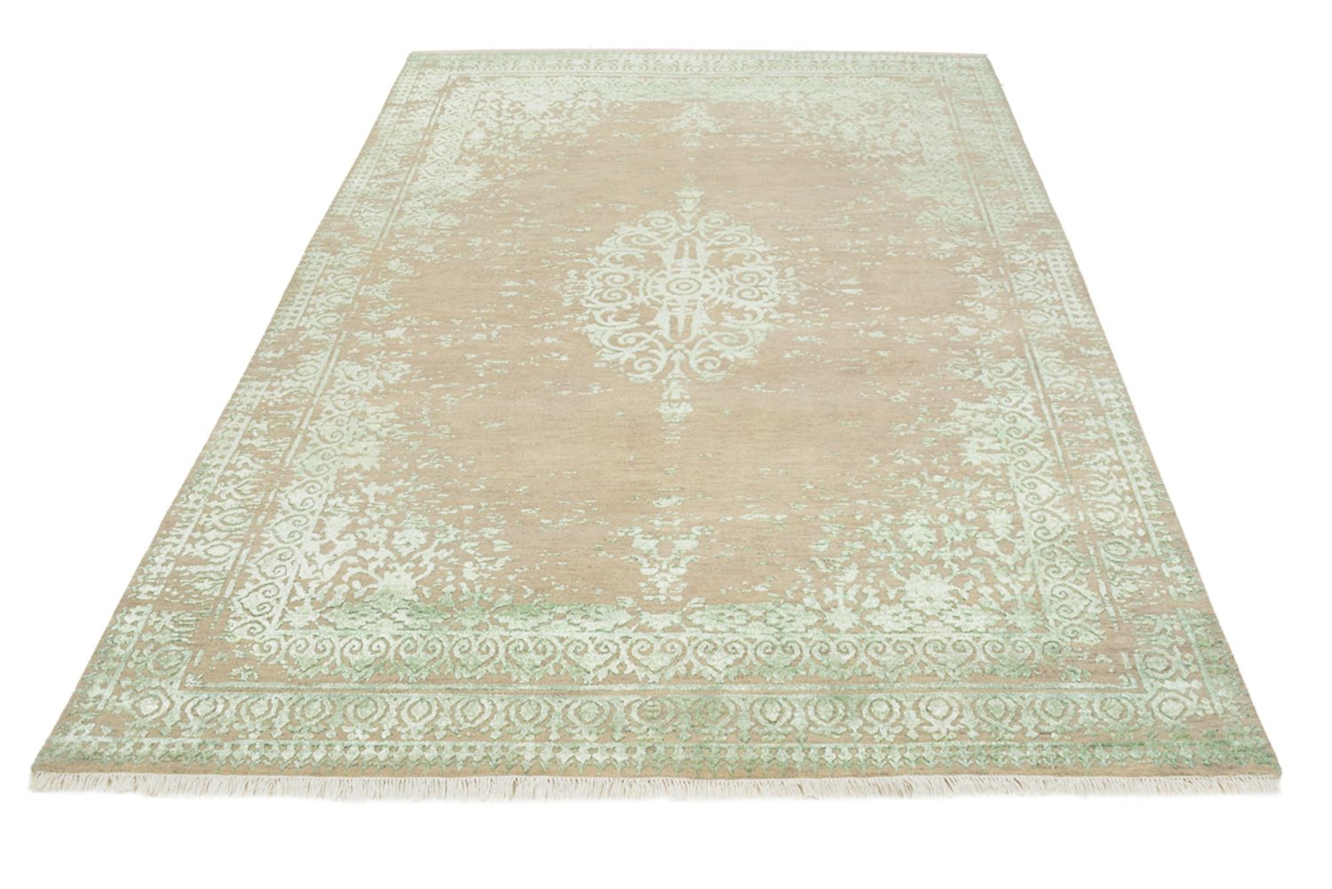 Tapis design - 239 x 171 cm - beige foncé