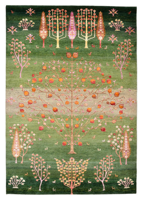 Tapis Gabbeh - Loribaft Indus - 246 x 171 cm - multicolore