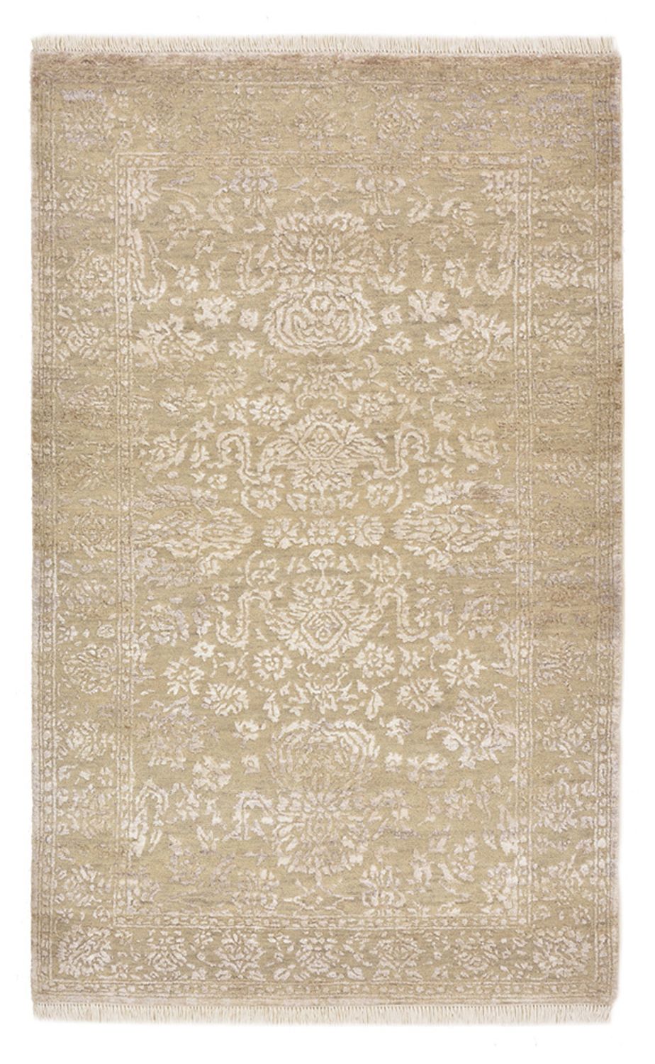 Tapis design - 153 x 94 cm - beige foncé