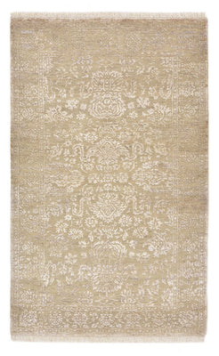 Tapis design - 153 x 94 cm - beige foncé