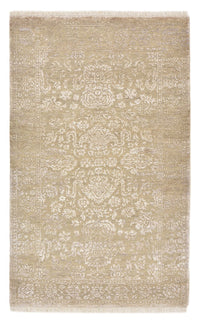 Tapis design - 153 x 94 cm - beige foncé