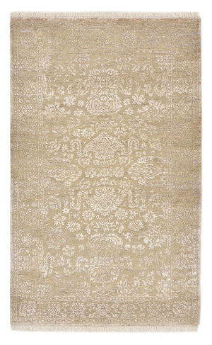 Tapis design - 153 x 94 cm - beige foncé