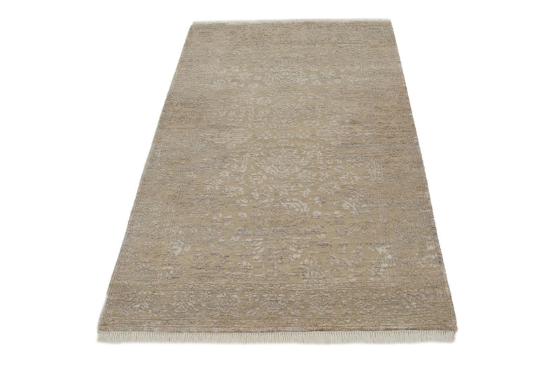 Tapis design - 153 x 94 cm - beige foncé