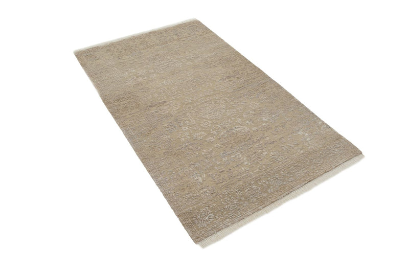 Tapis design - 153 x 94 cm - beige foncé