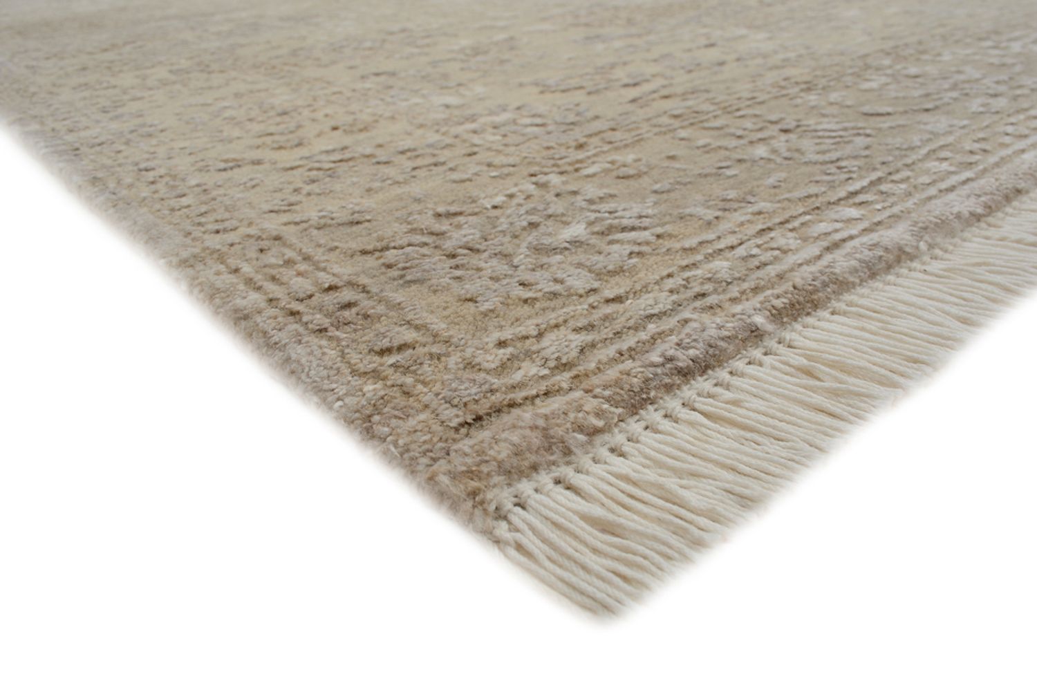 Tapis design - 153 x 94 cm - beige foncé