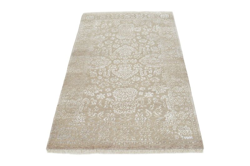 Tapis design - 153 x 94 cm - beige foncé