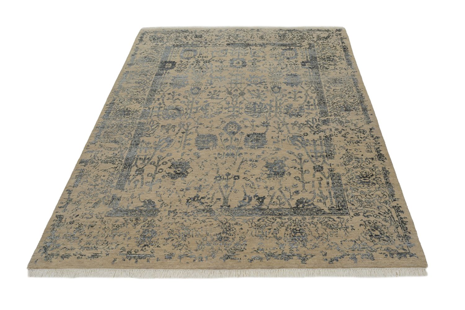 Tapis design - 184 x 151 cm - sable
