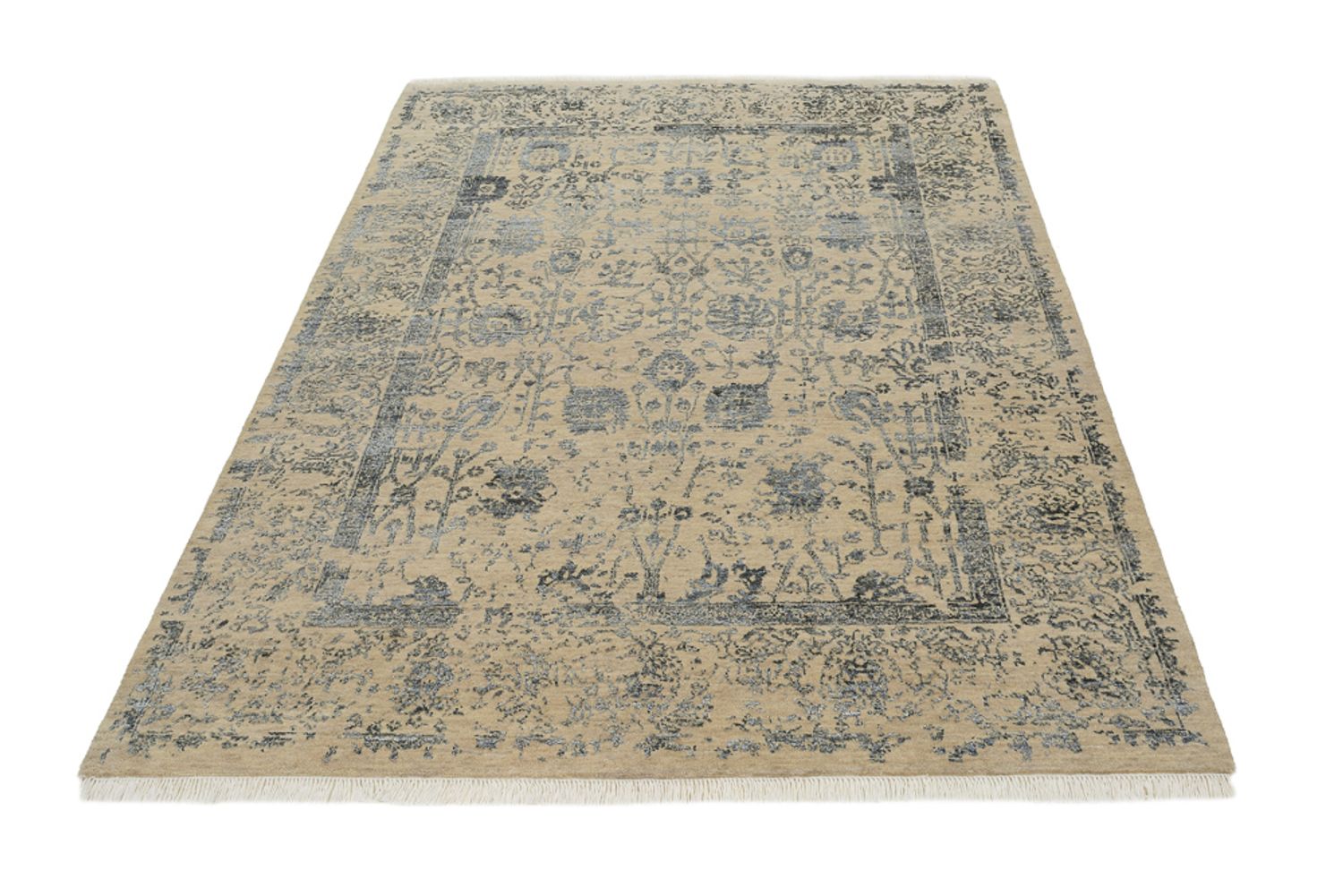 Tapis design - 201 x 155 cm - sable