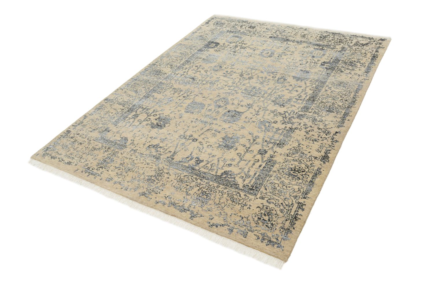 Tapis design - 201 x 155 cm - sable