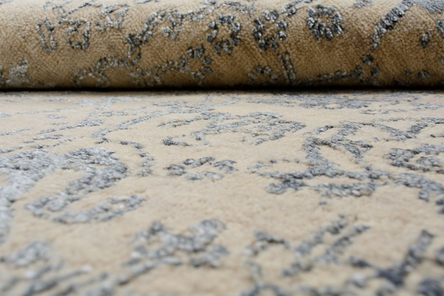 Tapis design - 201 x 155 cm - sable