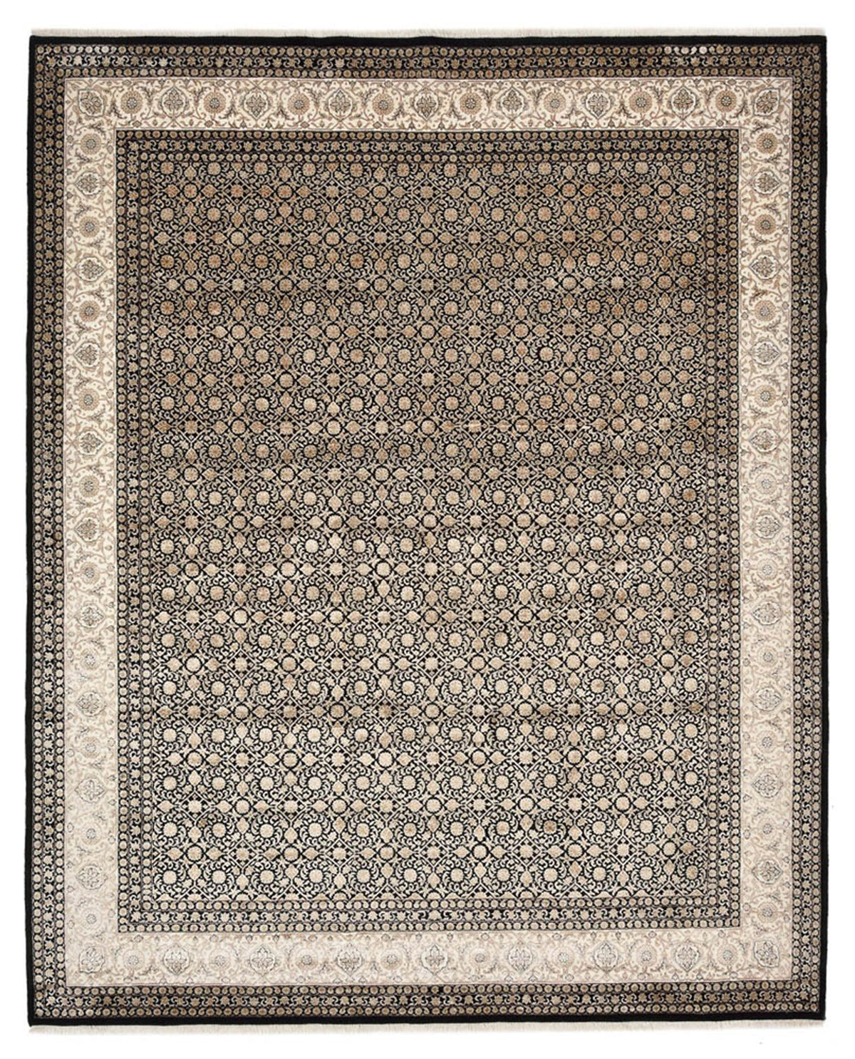Tapis oriental - Bidjar - Indus - 303 x 246 cm - beige foncé