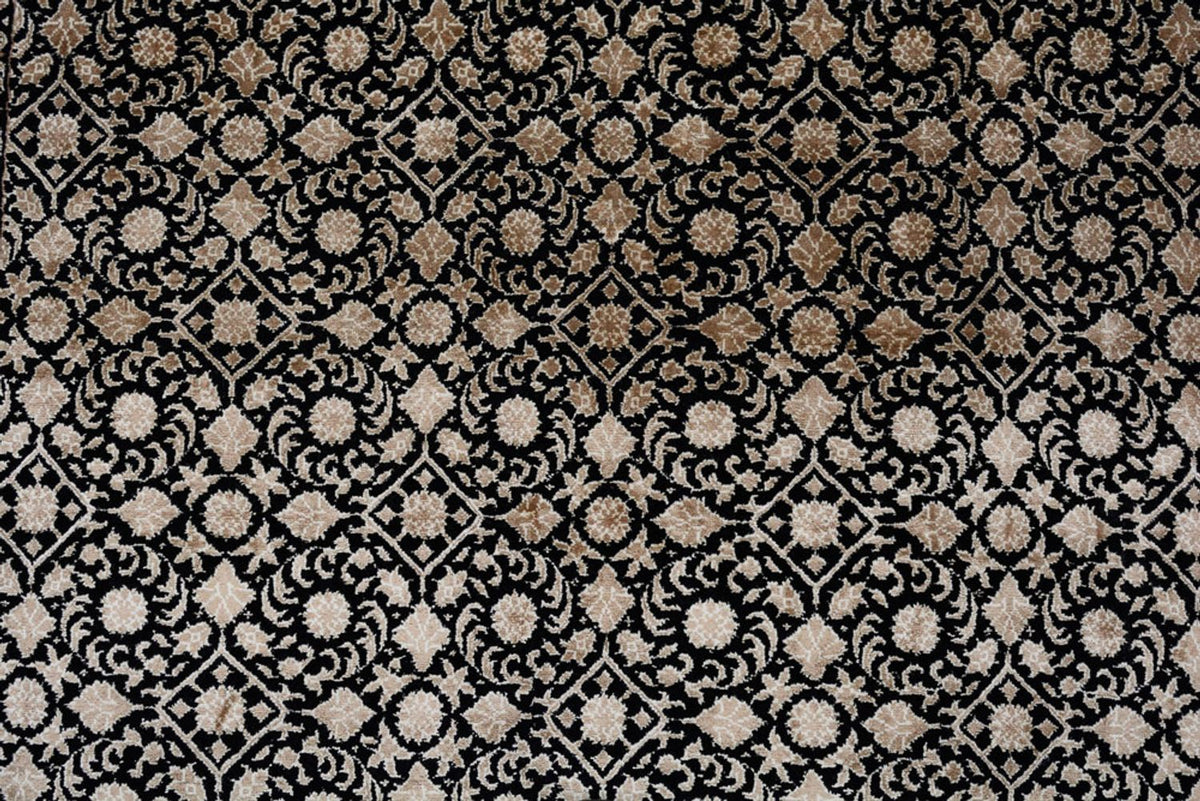 Tapis oriental - Bidjar - Indus - 204 x 141 cm - beige foncé