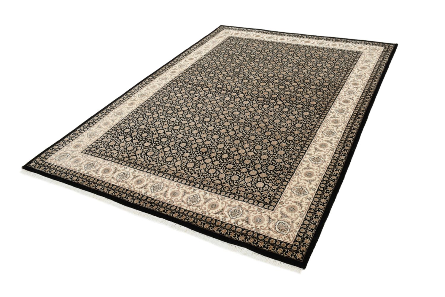 Tapis oriental - Bidjar - Indus - 203 x 144 cm - beige foncé