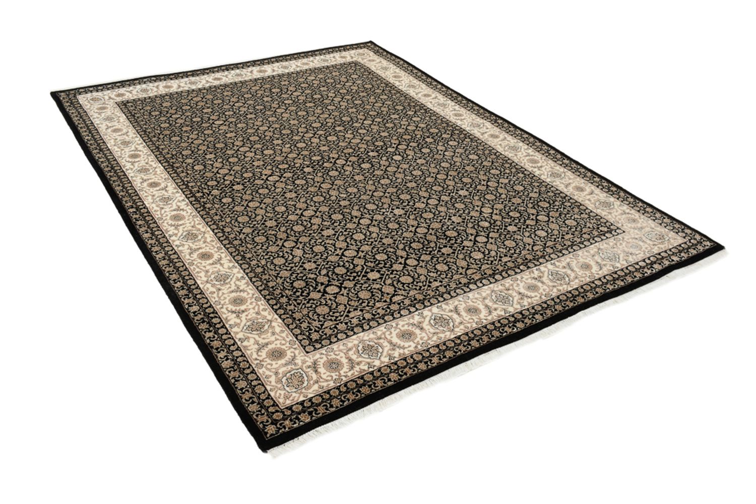 Tapis oriental - Bidjar - Indus - 203 x 144 cm - beige foncé