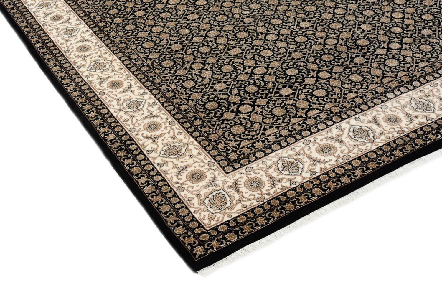 Tapis oriental - Bidjar - Indus - 203 x 144 cm - beige foncé