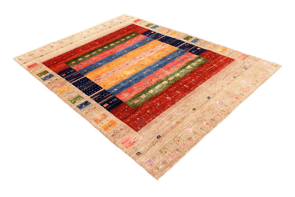 Tapis Gabbeh - Loribaft Indus - 244 x 173 cm - multicolore