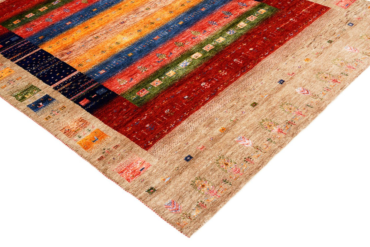 Tapis Gabbeh - Loribaft Indus - 244 x 173 cm - multicolore