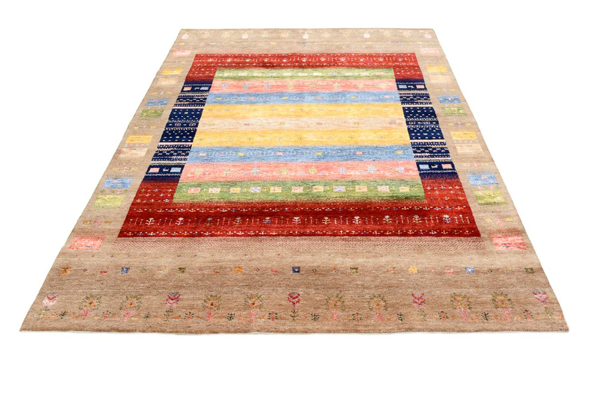 Tapis Gabbeh - Loribaft Indus - 244 x 173 cm - multicolore