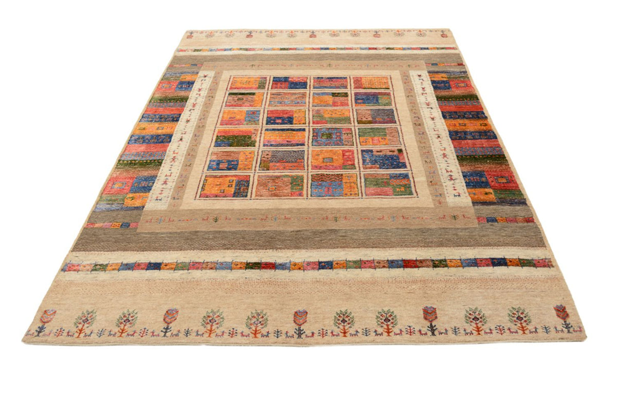 Tapis Gabbeh - Loribaft Indus - 244 x 171 cm - multicolore