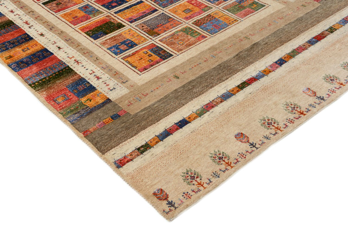 Tapis Gabbeh - Loribaft Indus - 244 x 171 cm - multicolore