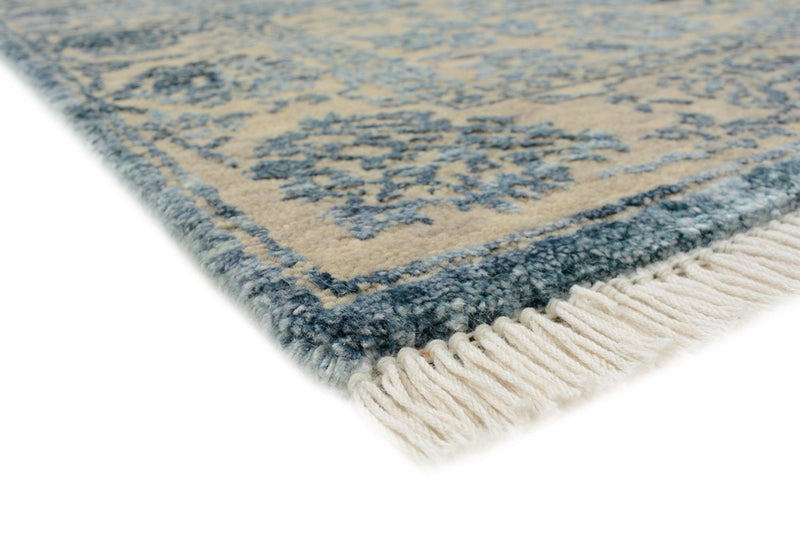 Tapis design - 134 x 70 cm - gris clair