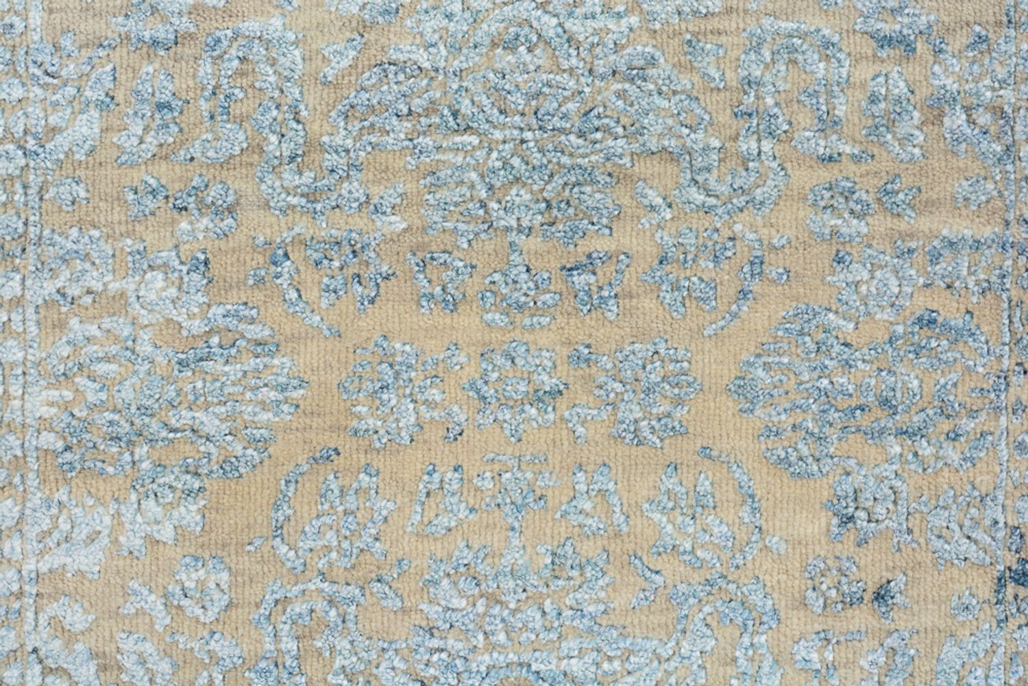 Tapis design - 134 x 70 cm - gris clair