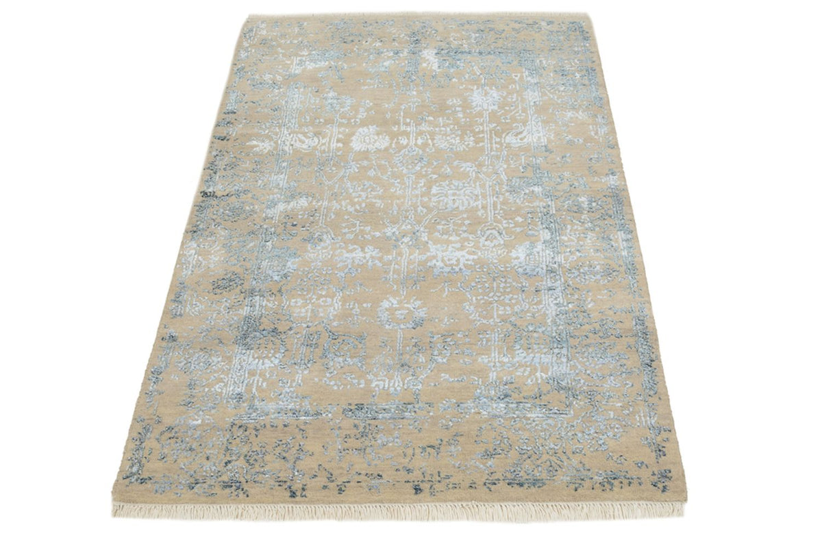 Tapis design - 149 x 95 cm - beige clair