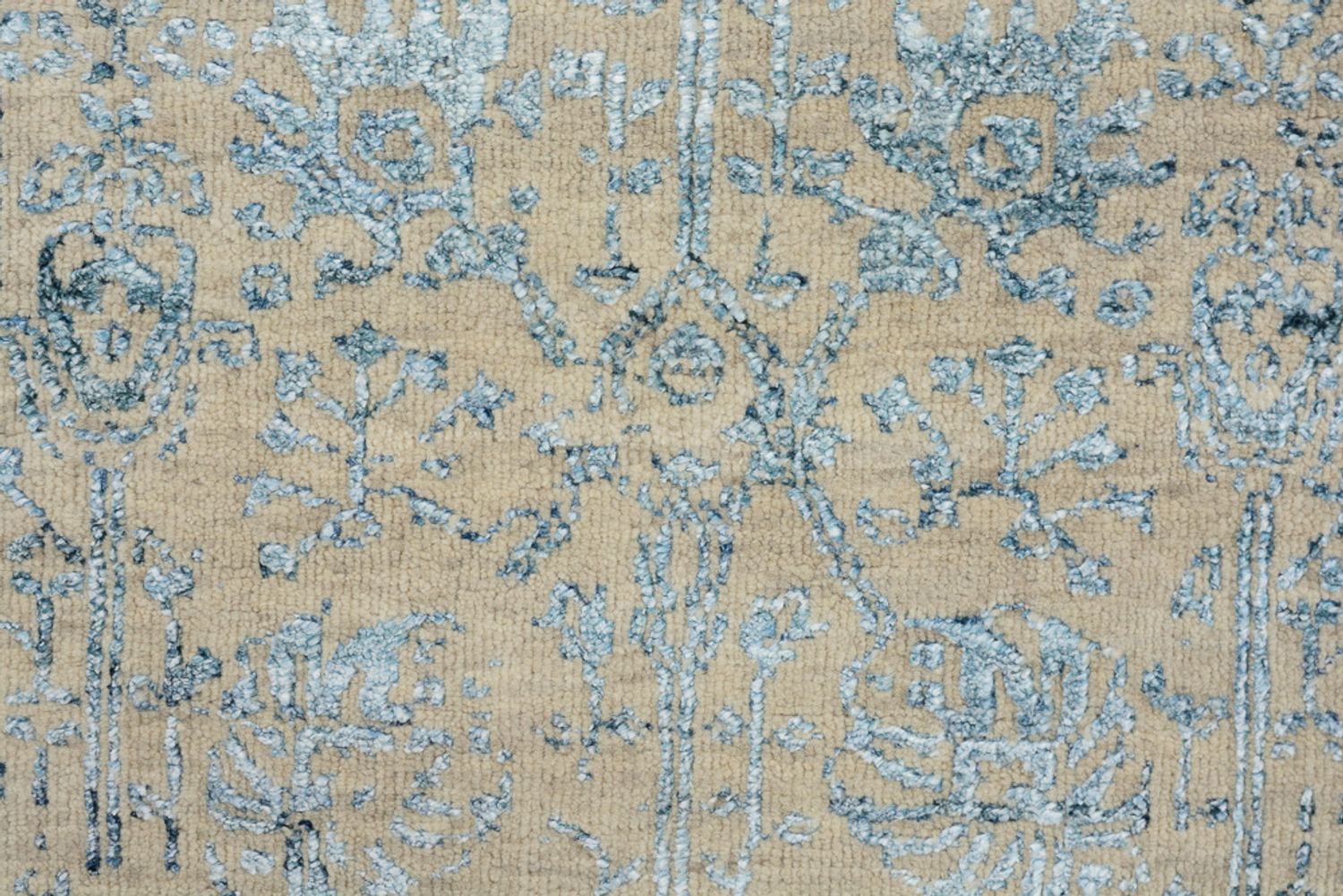Tapis design - 137 x 78 cm - beige clair
