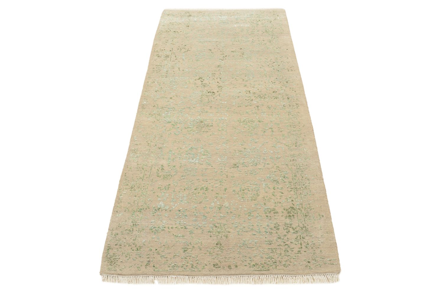 Tapis de couloir Tapis design - 198 x 85 cm - beige clair
