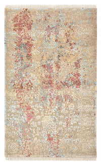 Tapis design - 129 x 81 cm - beige clair