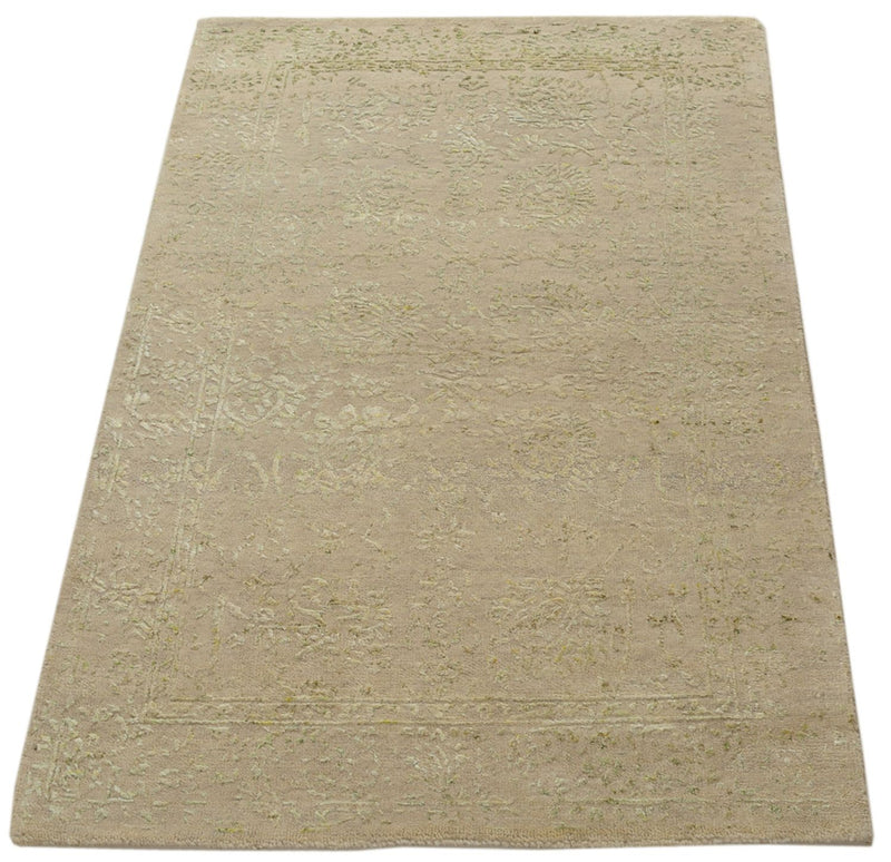 Tapis design - 118 x 79 cm - sable