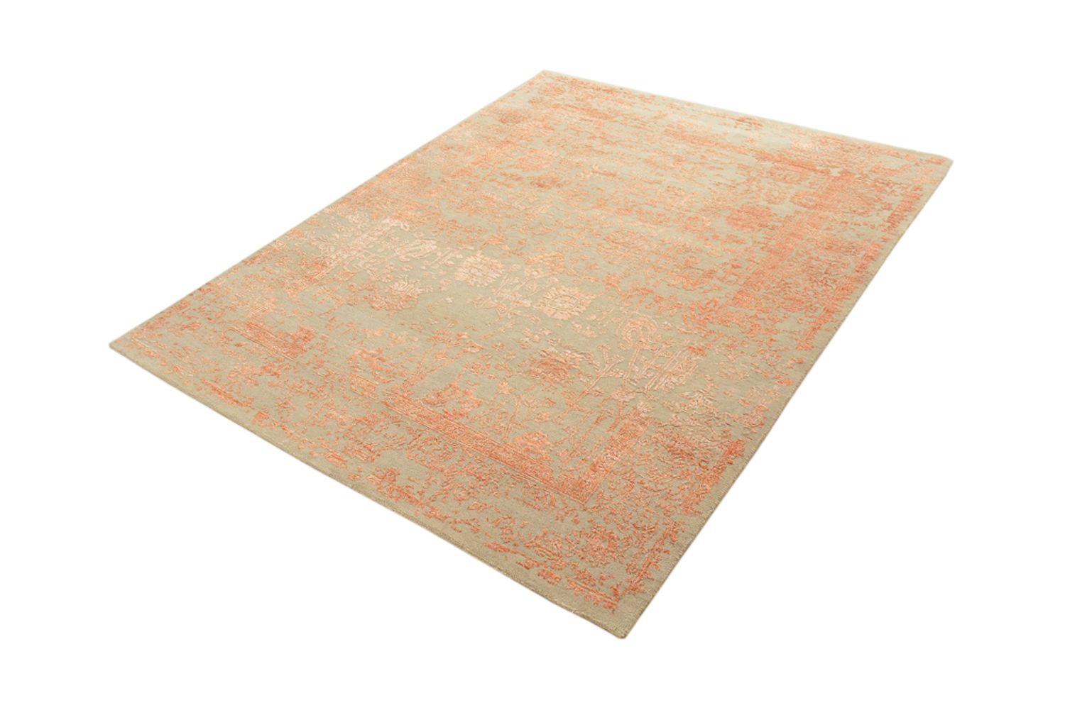 Tapis design - 186 x 151 cm - orange