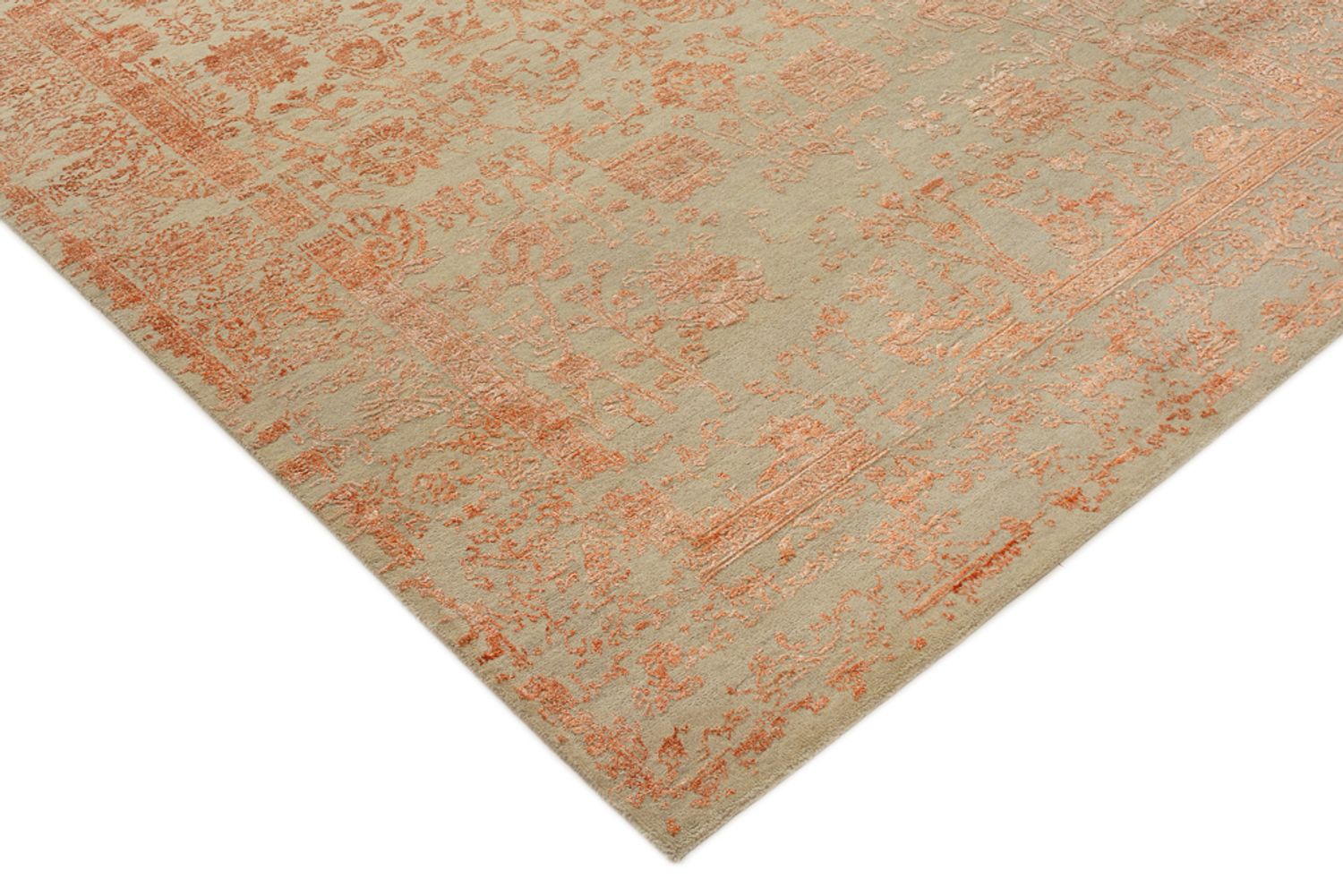 Tapis design - 186 x 151 cm - orange