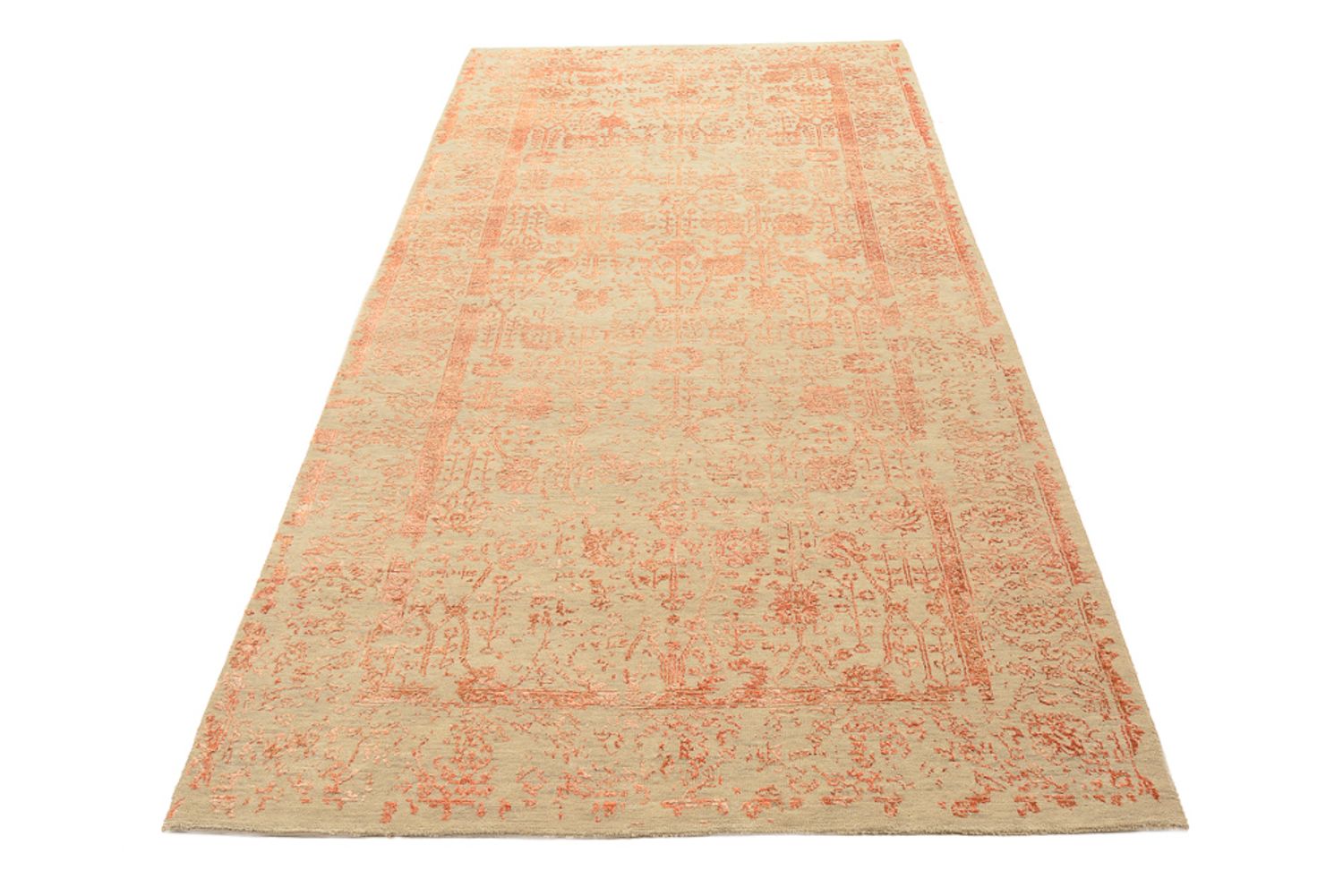 Tapis de couloir Tapis design - 292 x 128 cm - marron clair