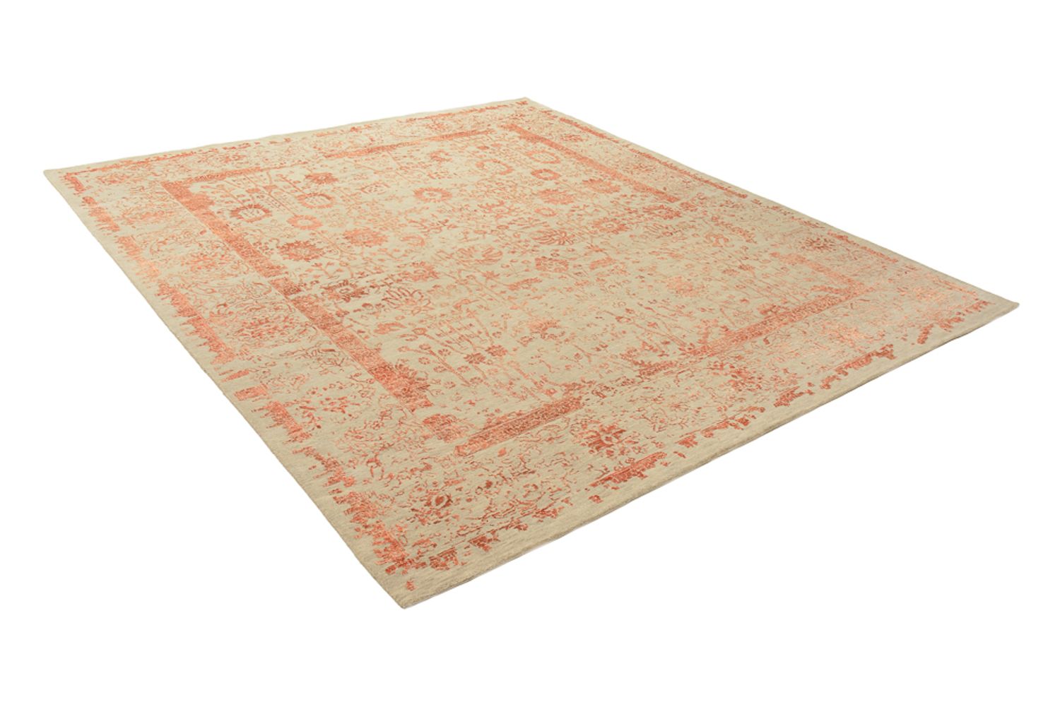 Tapis design - 293 x 251 cm - marron clair