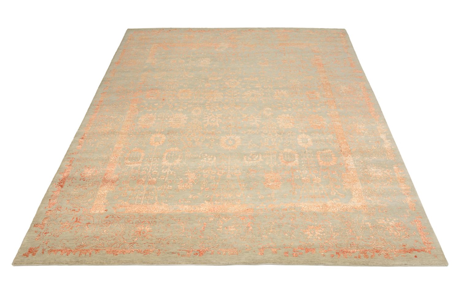 Tapis design - 293 x 251 cm - marron clair