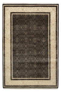 Tapis design - 181 x 123 cm - beige foncé