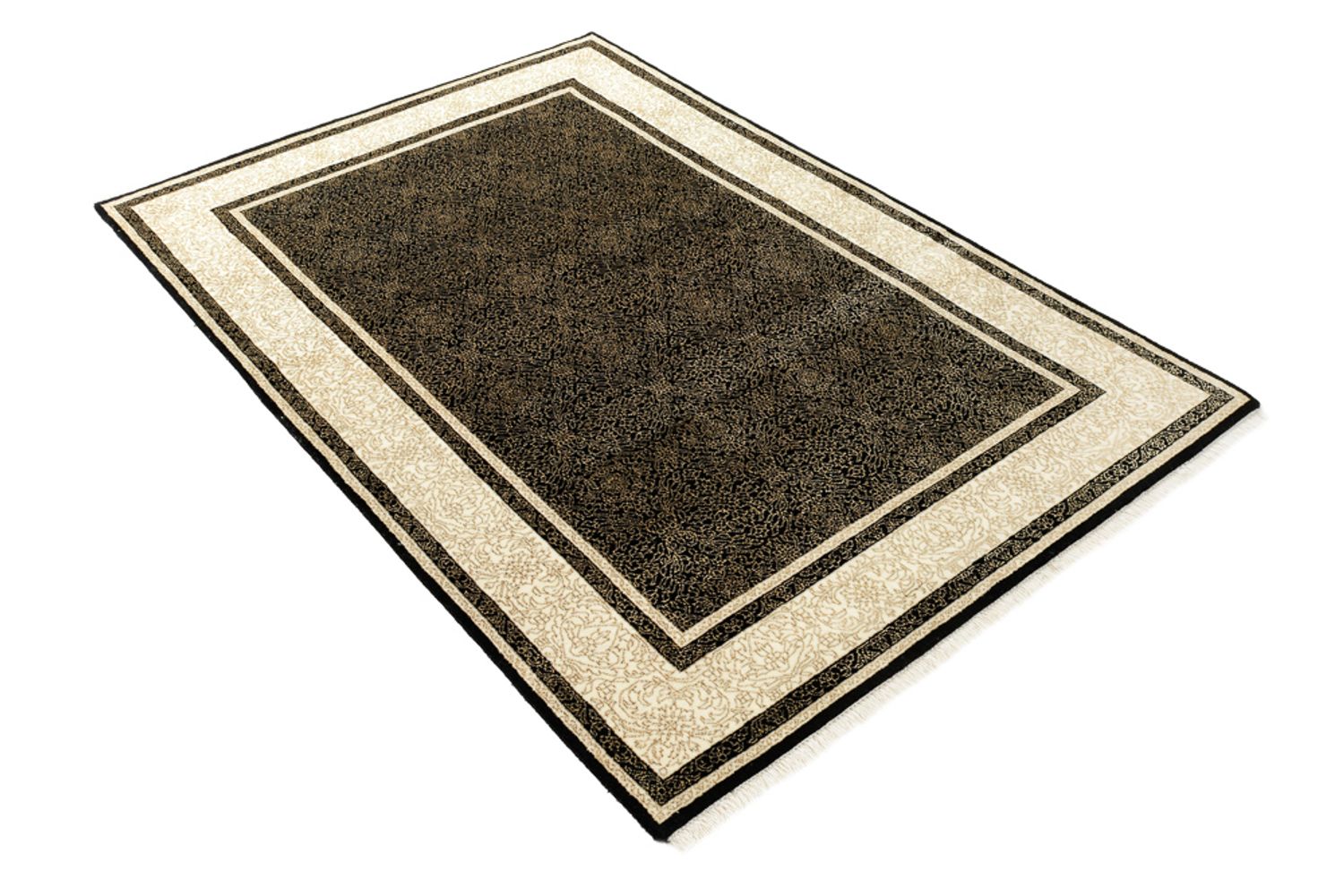 Tapis design - 181 x 123 cm - beige foncé