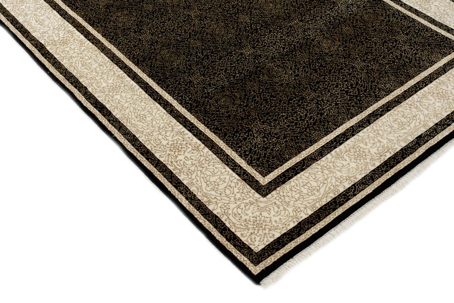 Tapis design - 181 x 123 cm - beige foncé