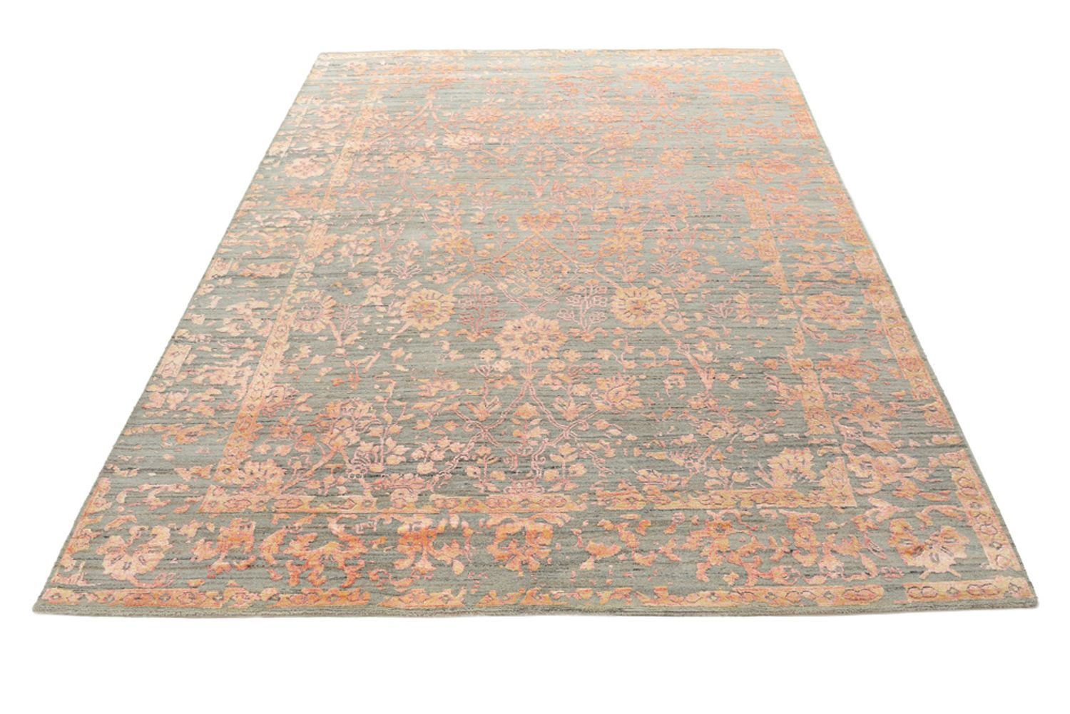 Tapis design - 238 x 178 cm - saumon