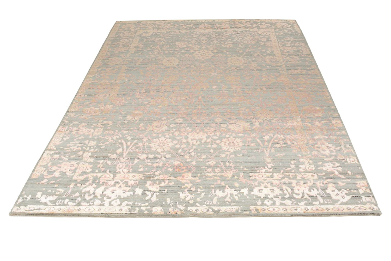 Tapis design - 238 x 178 cm - saumon